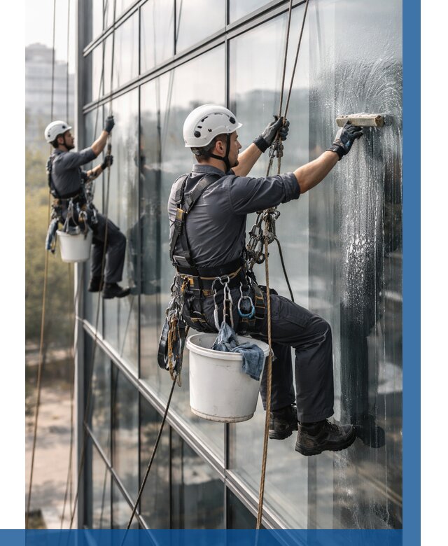 Мойка сплошного остекления в Сосногорске, заказать от 309 р.| ВЫСОТНИК-Сно