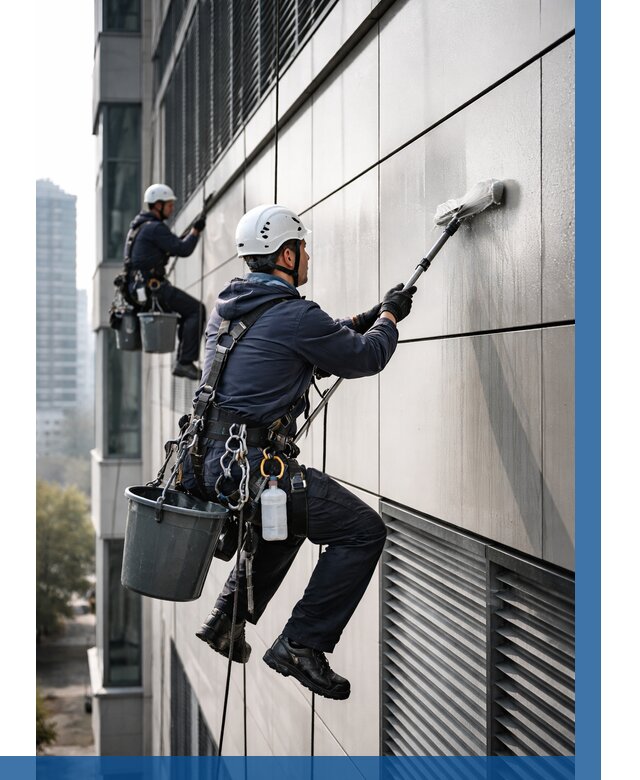 Мойка вентилируемого фасада в Сосногорске от 258 р. | ВЫСОТНИК-Сно