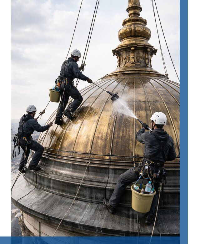 Мойка куполов и шпилей в Сосногорске от 8253 р. - заказать | ВЫСОТНИК-Сно