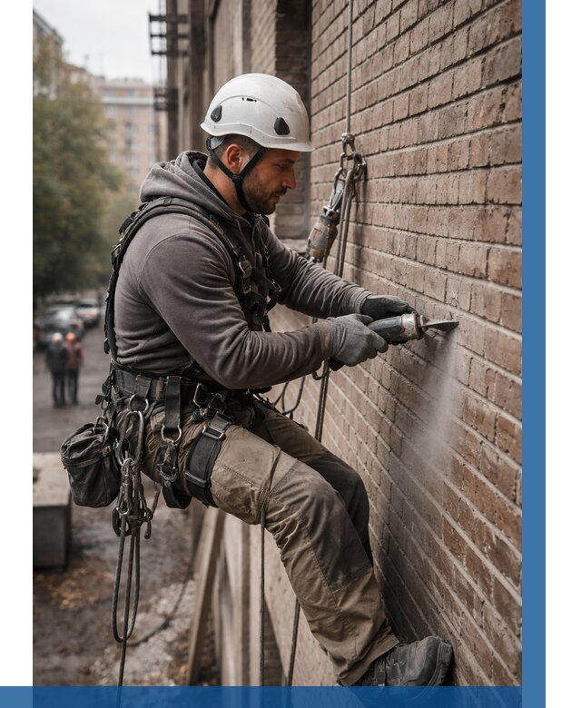 Расшивка кирпичных швов в Сосногорске от 619 р. | ВЫСОТНИК-Сно