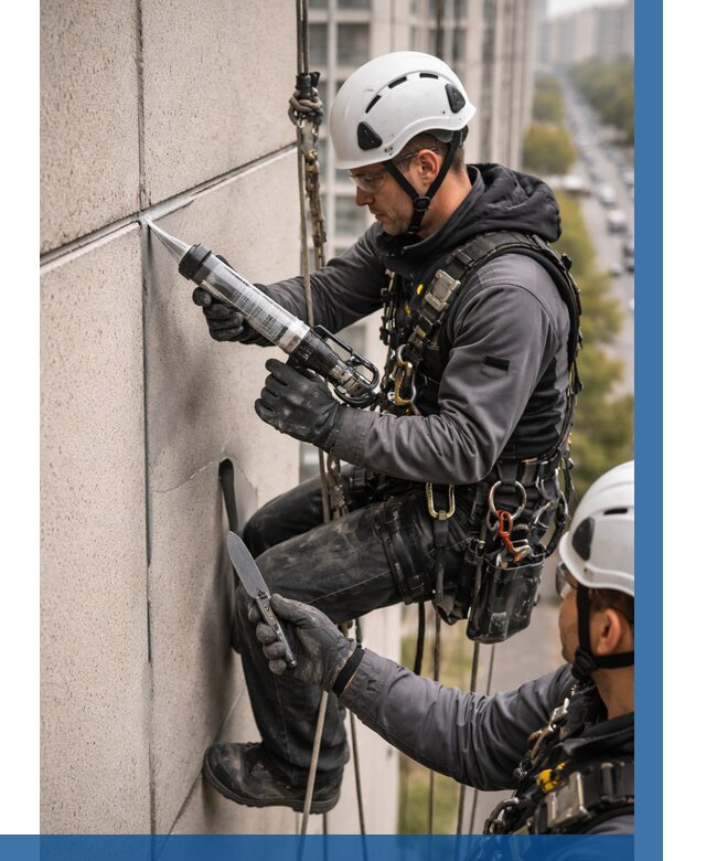 Первичная герметизация швов в Сосногорске от 619 р. | ВЫСОТНИК-Сно