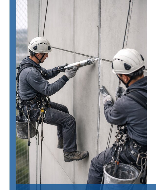 Первичная герметизация швов фасадов и кровель в Сосногорске