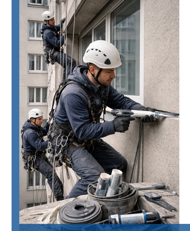 Герметизация швов лоджии в Сосногорске профессионально и надежно