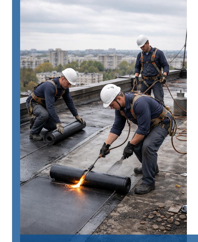 Ремонт наплавляемой кровли в Сосногорске качественно и надежно