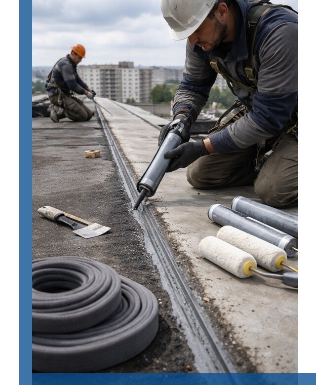 Герметизация швов кровли в Сосногорске с гарантией герметичности