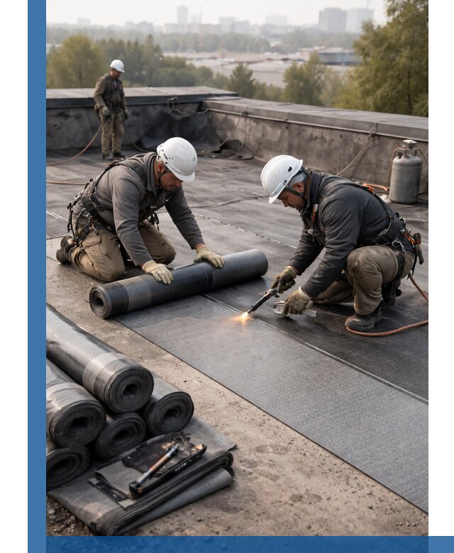 Монтаж мягкой кровли в Сосногорске профессионально и надежно