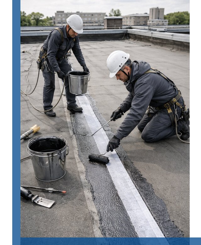 Гидроизоляция кровли мастикой в Сосногорске надежная защита