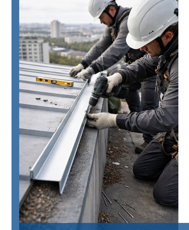 Монтаж капельника на кровле в Сосногорске с гарантией качества
