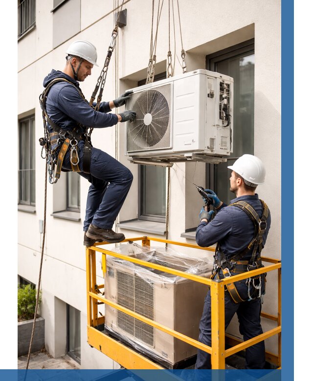 Демонтаж внешнего блока кондиционера в Сосногорске от 3611 р. | ВЫСОТНИК-Сно