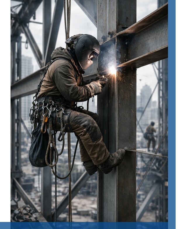 Высотные сварочные работы в Сосногорске от 3611 р. | ВЫСОТНИК-Сно