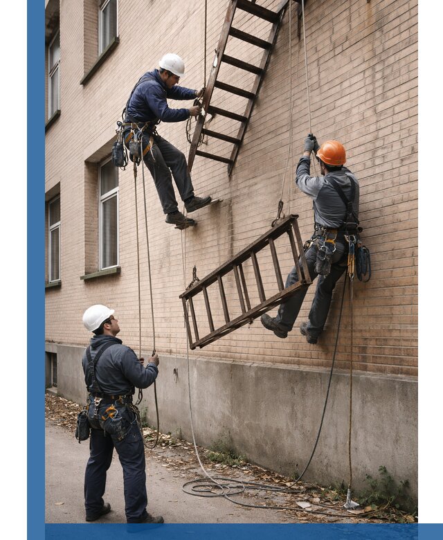 Демонтаж пожарной лестницы в Сосногорске быстро и безопасно