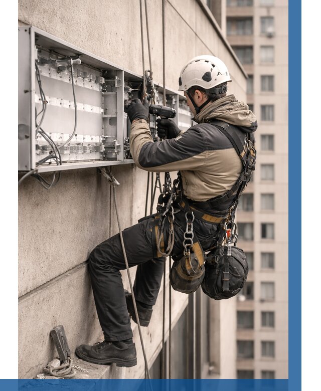 Ремонт вывески на высоте в Сосногорске от 4642 р. | ВЫСОТНИК-Сно