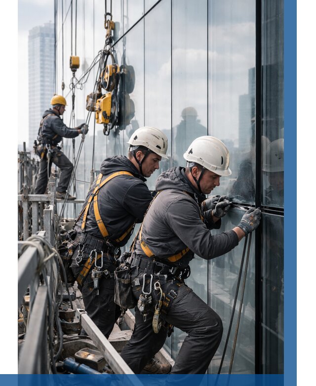 Структурное остекление фасадов в Сосногорске от 9800 р. | ВЫСОТНИК-Сно