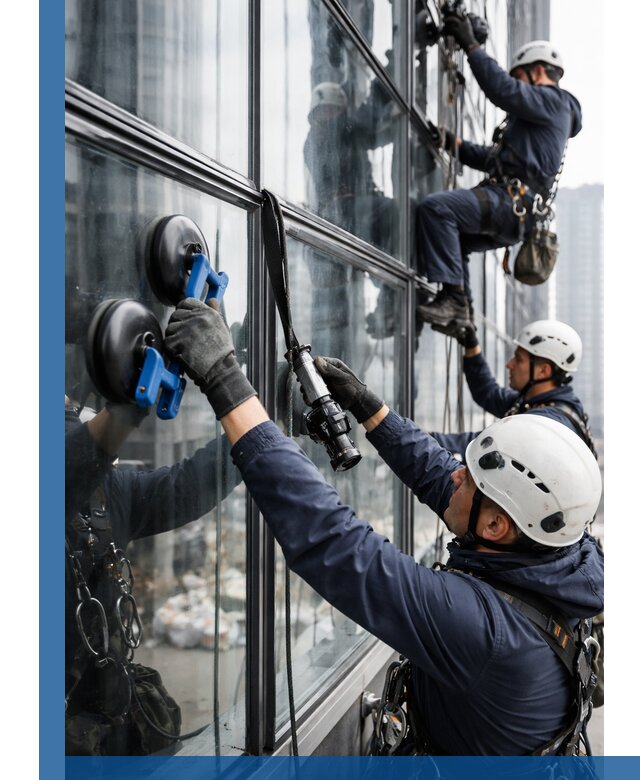 Радиусное остекление фасадов под ключ в Сосногорске с гарантиями