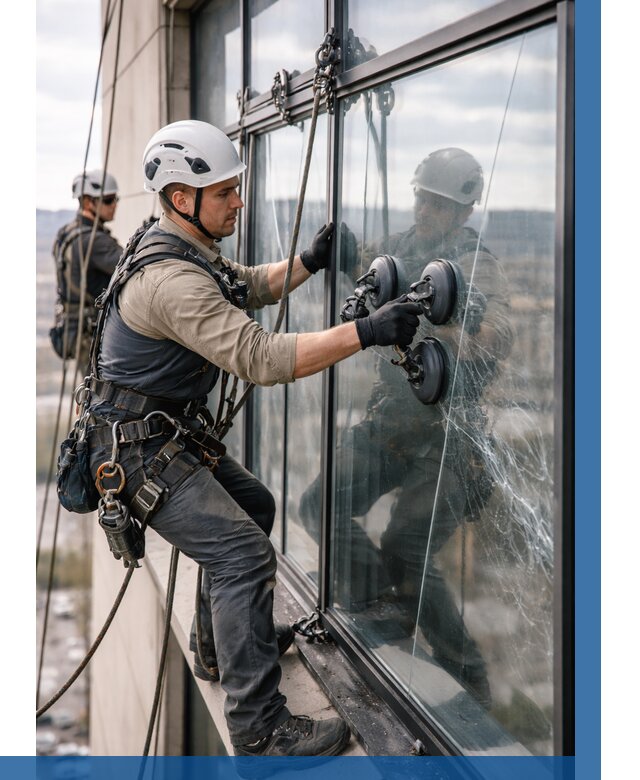 Замена стекла в витраже в Сосногорске под ключ от 8769 р. | ВЫСОТНИК-Сно