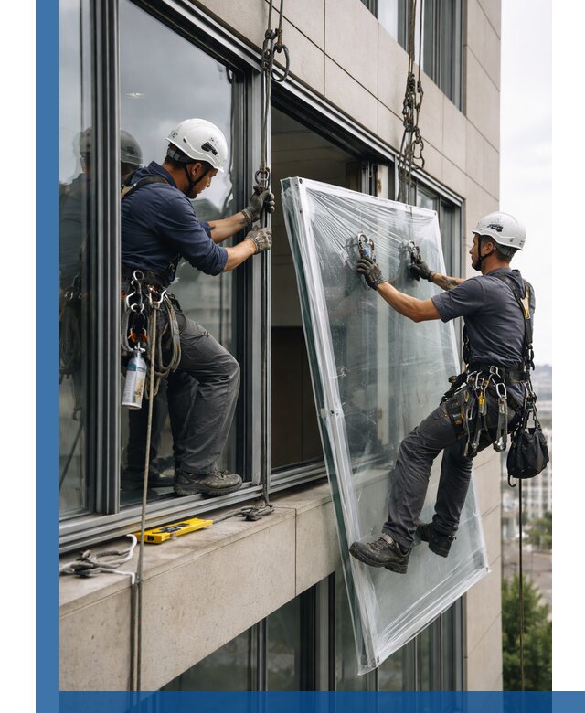 Профессиональная замена стекла в витраже в Сосногорске с гарантией