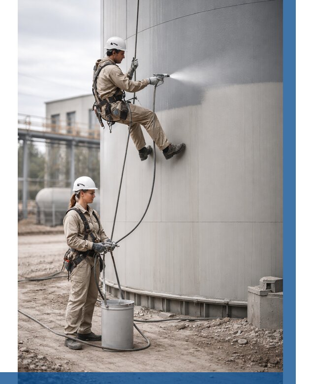 Покраска резервуаров в Сосногорске от 1238 р. | ВЫСОТНИК-Сно — заказать