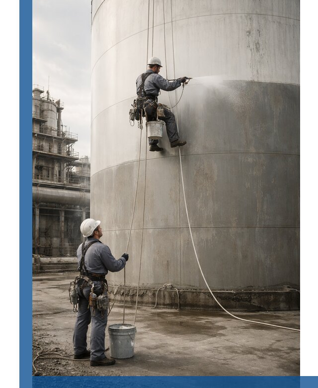 Покраска стальных резервуаров и емкостей в Сосногорске профессионально