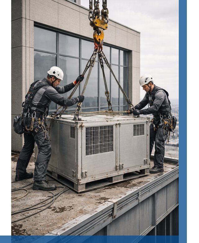 Такелажные работы на высоте в Сосногорске от 8253 р. | ВЫСОТНИК-Сно