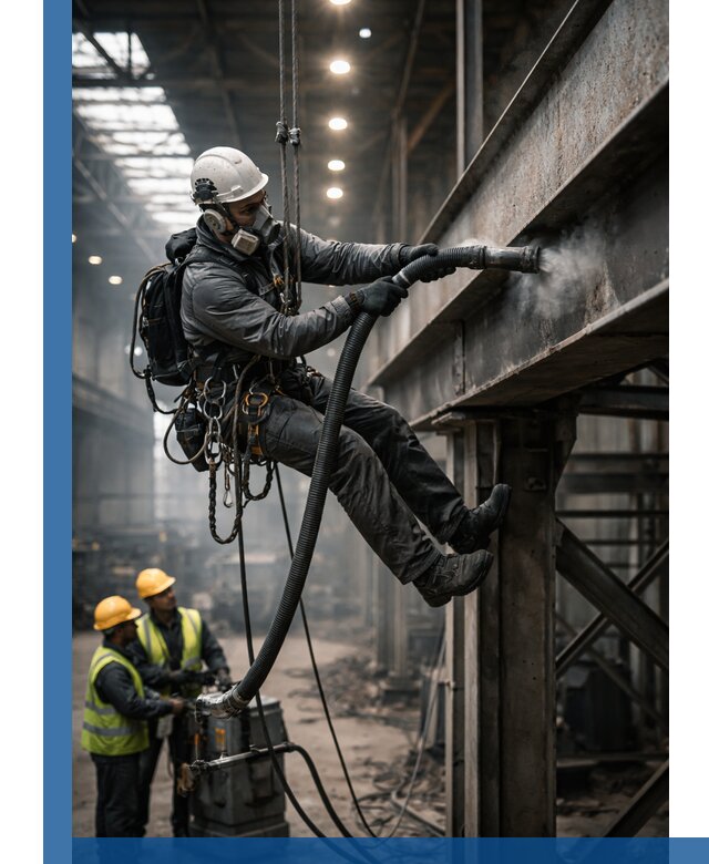 Обеспыливание конструкций в цехах промышленного производства в Сосногорске