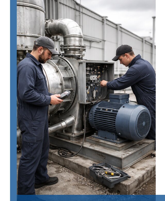 Техническое обслуживание промышленного оборудования в Сосногорске