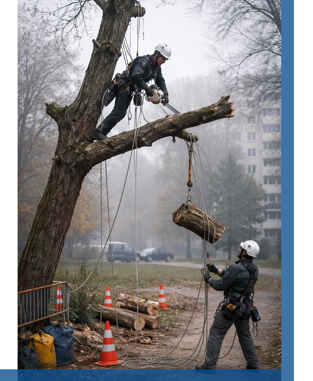 Удаление аварийных деревьев в Сосногорске от 15474 р. | ВЫСОТНИК-Сно