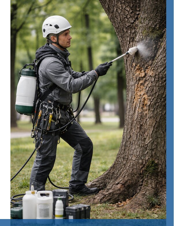 Обработка деревьев от вредителей в Сосногорске от 4642 р. | ВЫСОТНИК-Сно