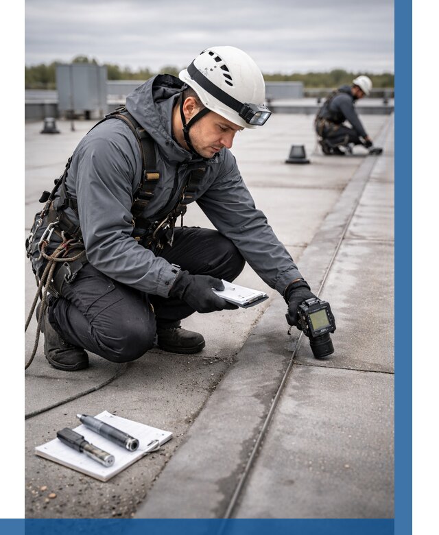 Обследование кровли на протечки в Сосногорске от 4642 р. | ВЫСОТНИК-Сно