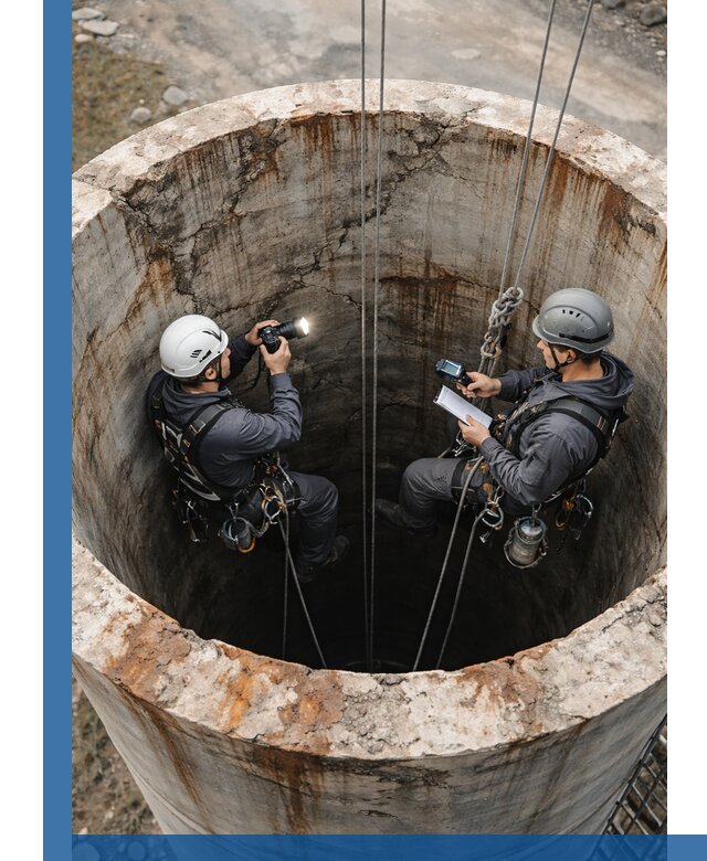 Обследование дымовой трубы: диагностика и оценка состояния в Сосногорске